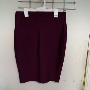 ShineStar Purple Pencil Skirt